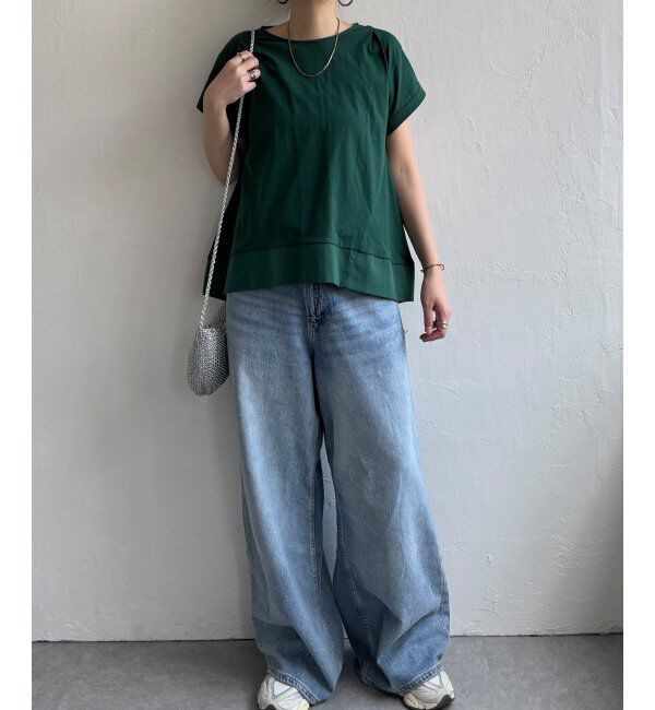 Lbc with Life「Aライン裾切り替えカットソー」|その他|