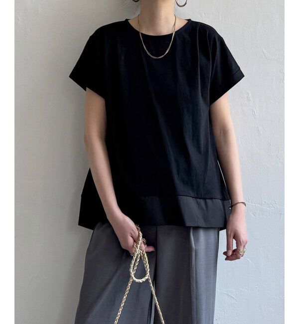 Lbc with Life「Aライン裾切り替えカットソー」|その他|