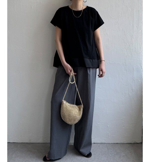 Lbc with Life「Aライン裾切り替えカットソー」|その他|