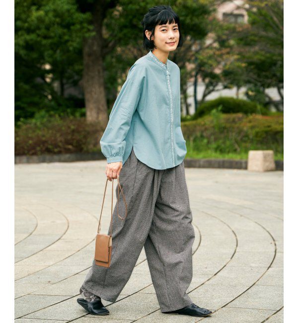 Lbc with Life「エクリュ エンブロイダリーシャツ」|シャツ・ブラウス|