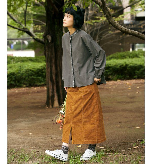 Lbc with Life「エクリュ エンブロイダリーシャツ」|シャツ・ブラウス|