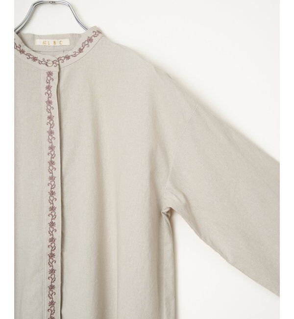 Lbc with Life「エクリュ エンブロイダリーシャツ」|シャツ・ブラウス|