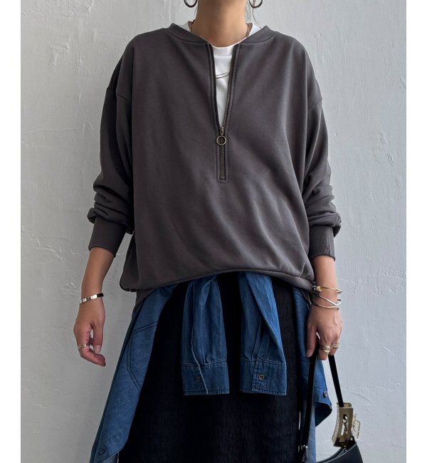 Lbc with Life「ハーフジップ裏毛プルオーバー」|その他|