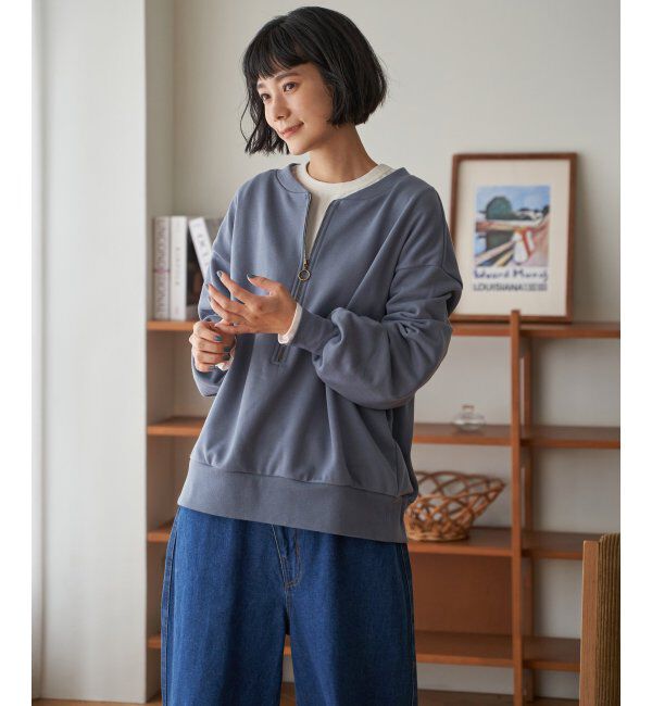 Lbc with Life「ハーフジップ裏毛プルオーバー」|その他|