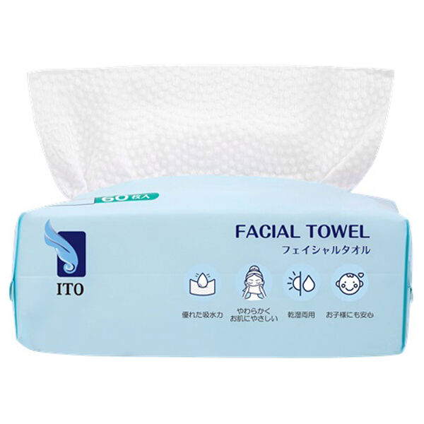 「ITO フェイシャルタオル (60枚)」|その他|