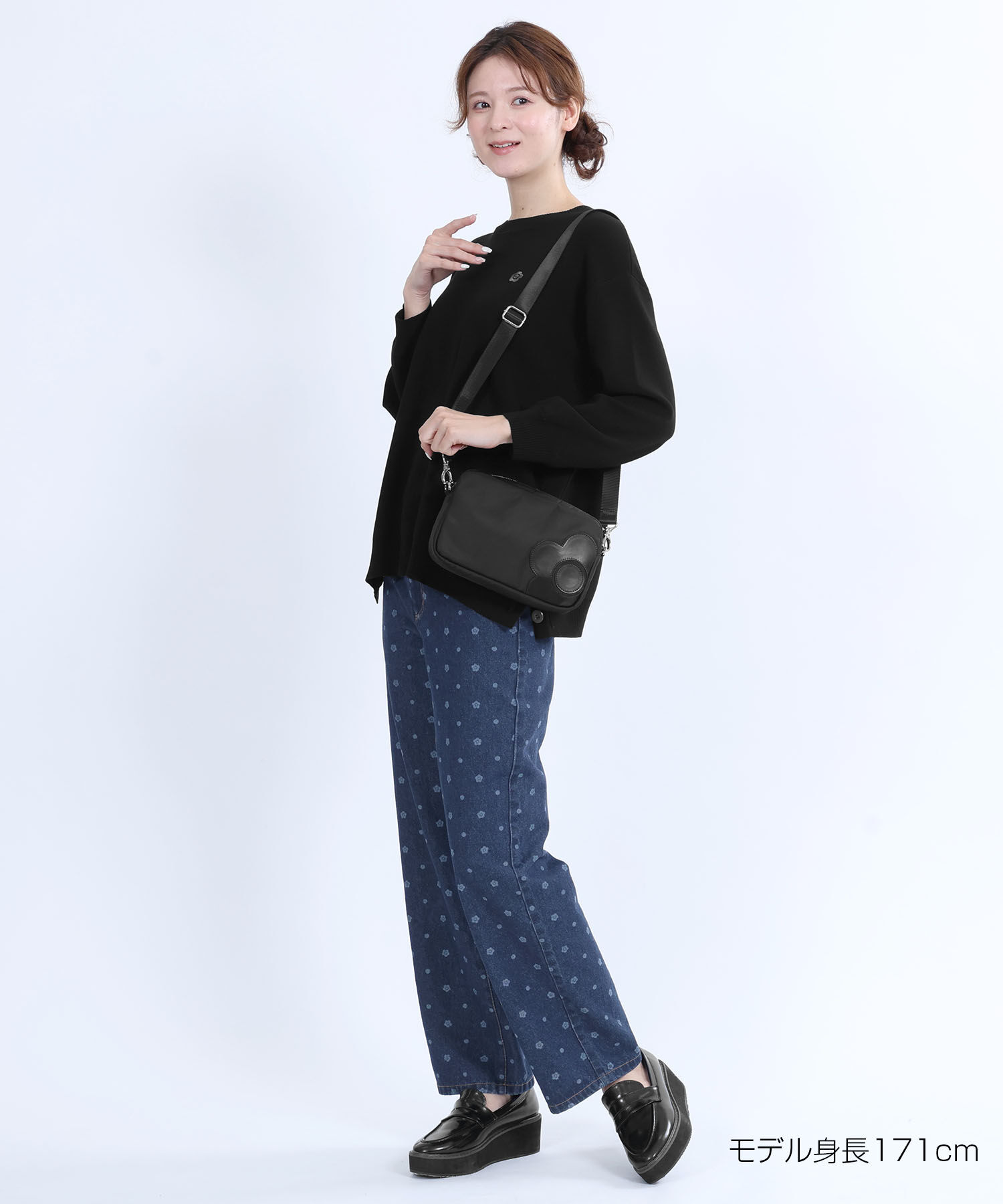 MARY QUANT「デイジードットデニム パンツ」|デニム|