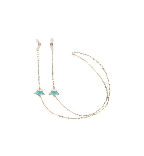  「メガネ・サングラス ストラップ、落下・ズレ防止、眼鏡チェーン、グラスホルダー、首掛け 置き忘れ防止 」|サングラス|ブルー