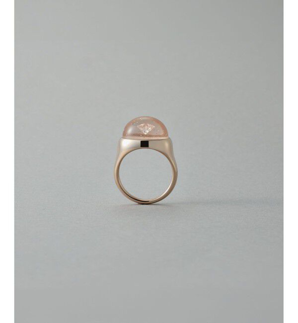 ete「スノードームリング」|リング|ピンクゴールド