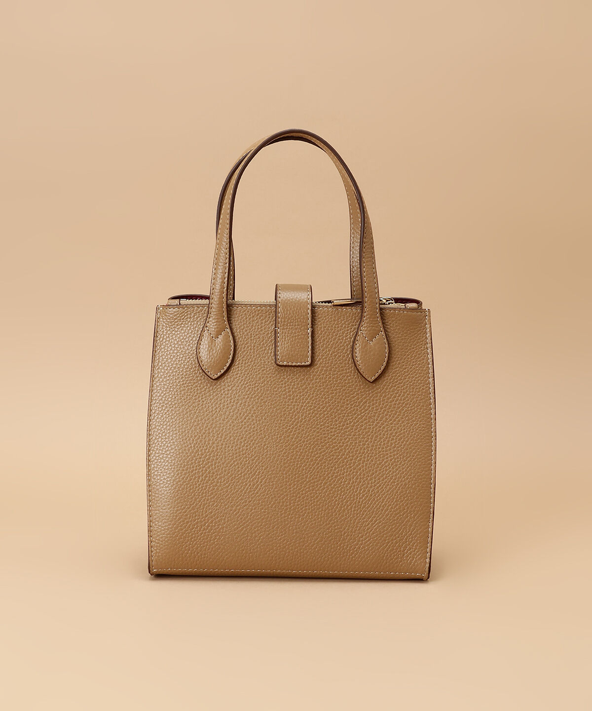 Samantha Thavasa「サークルモチーフスクエアレザートートバッグ 小サイズ」|トートバッグ|