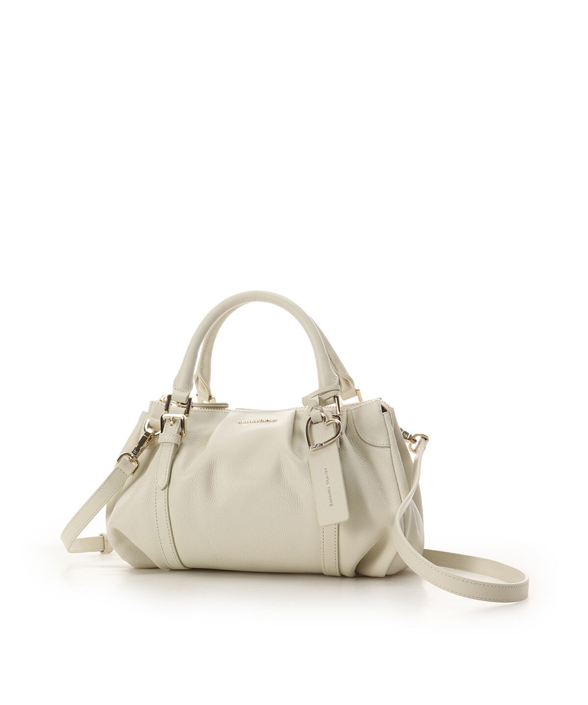 Samantha Thavasa「タックデザインソフトレザーハンドバッグ」|ハンドバッグ|