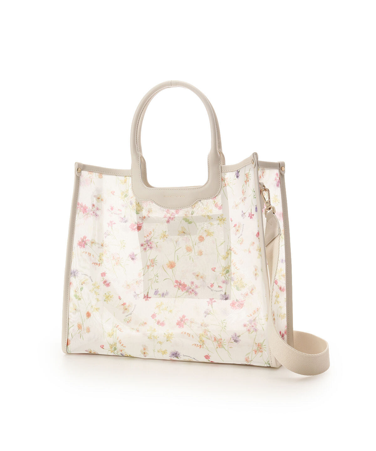 Samantha Thavasa「フラワーモチーフチュール トートバッグ」|トートバッグ|