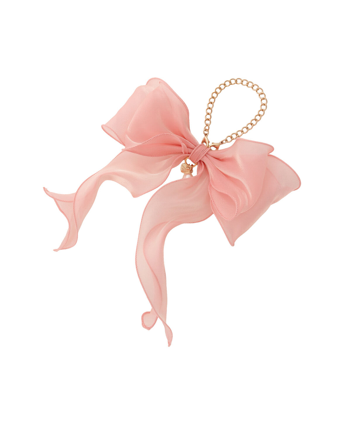 Samantha Vega「2wayオーガンジーリボンバッグチャーム」|チャーム・キーホルダー|ピンク