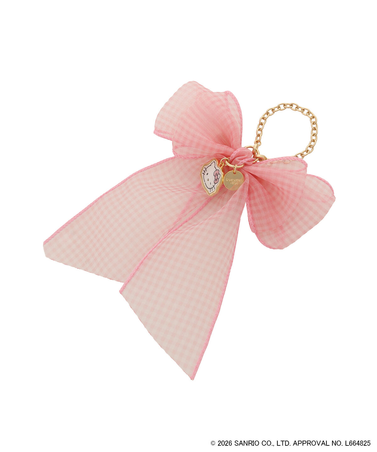 Samantha Vega「「ハローキティ」コラボコレクション　2wayバッグチャーム」|チャーム・キーホルダー|ゴールド