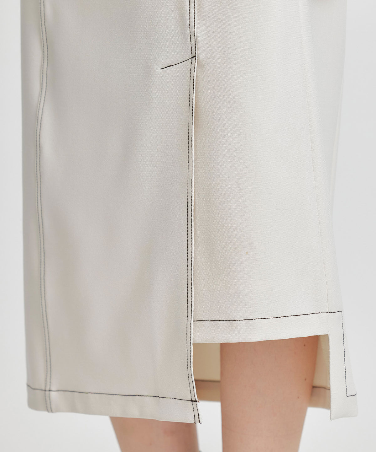 REDYAZEL「バイカラーステッチカッティングハイウエストタイトロングスカート」|タイト|