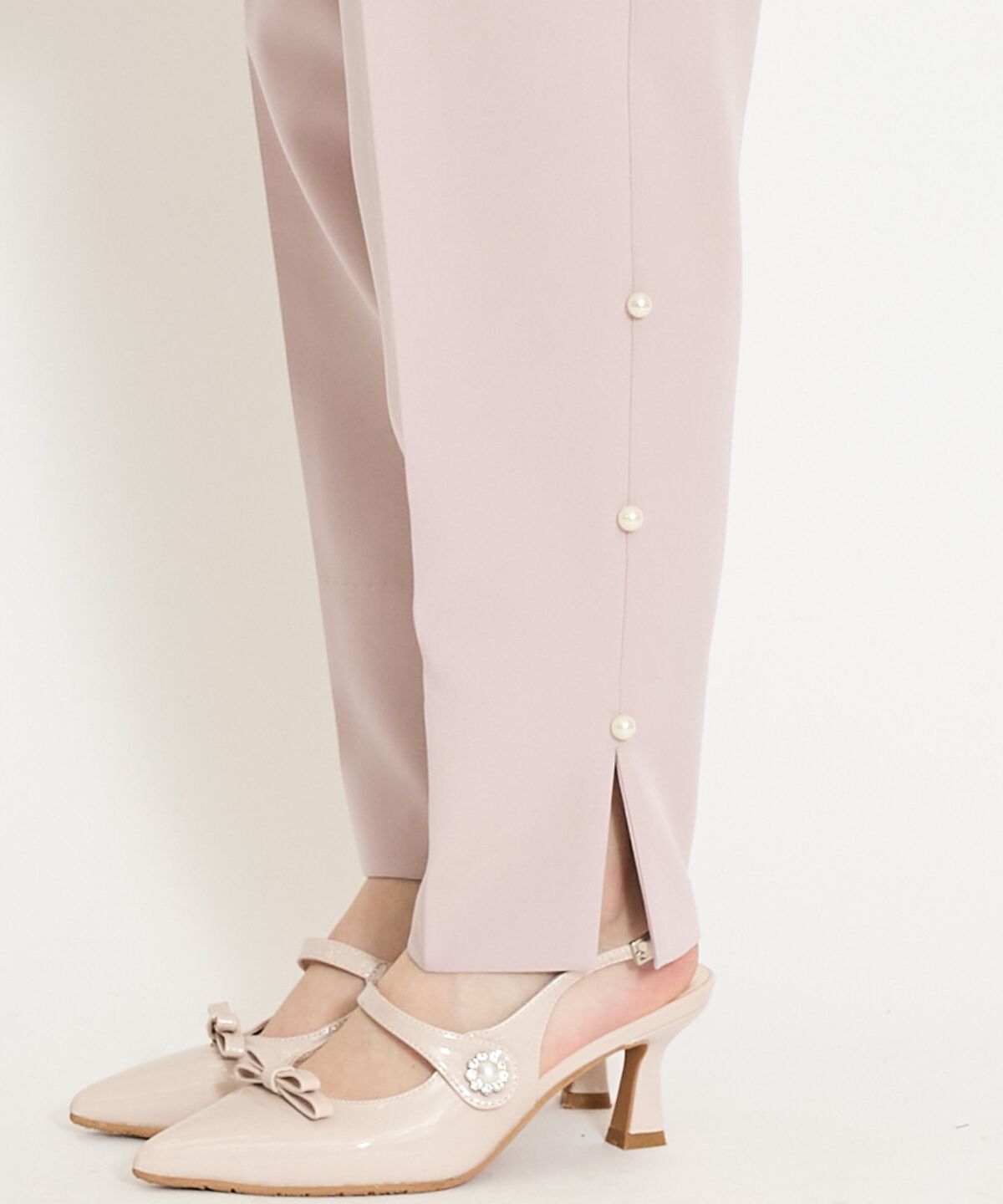 WILLSELECTION「パールデザインテーパードパンツ」|その他|