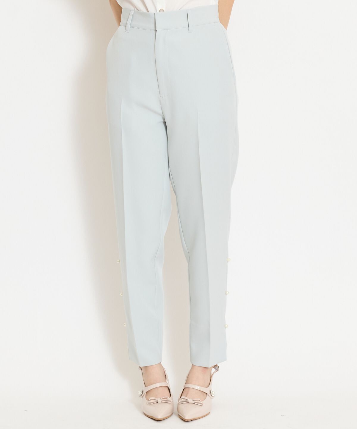 WILLSELECTION「パールデザインテーパードパンツ」|その他|