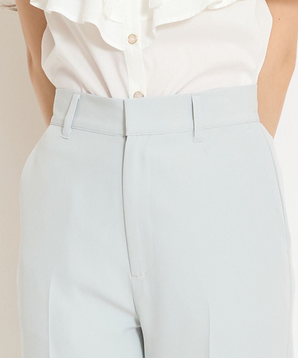 WILLSELECTION「パールデザインテーパードパンツ」|その他|