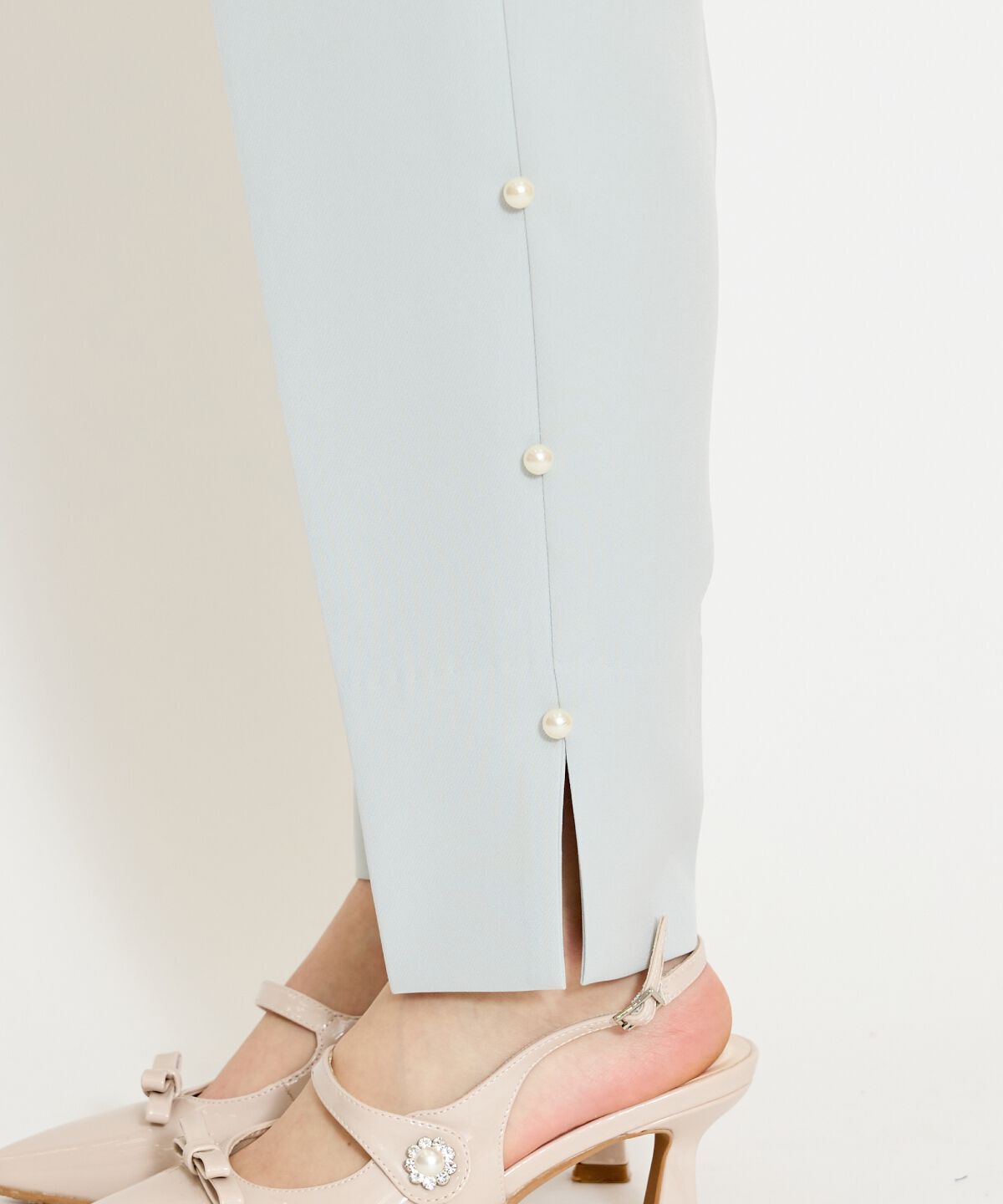 WILLSELECTION「パールデザインテーパードパンツ」|その他|