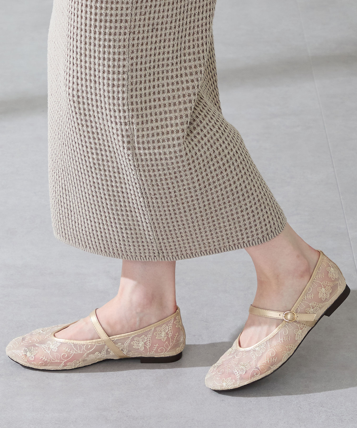 ORiental TRaffic「チュールメリージェーンパンプス/51318」|パンプス|GOLD