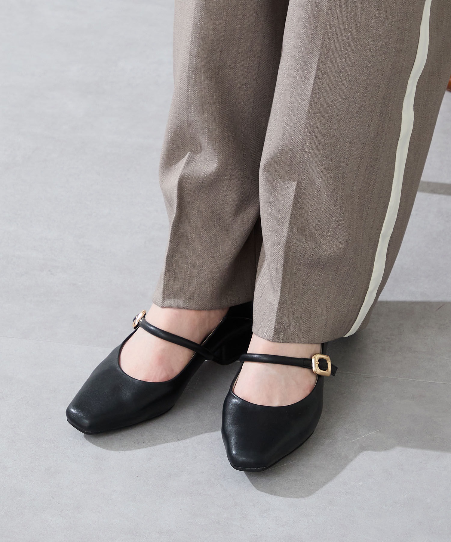 WA Oriental TRaffic「スクエアトゥストラップバブーシュ/52303」|パンプス|