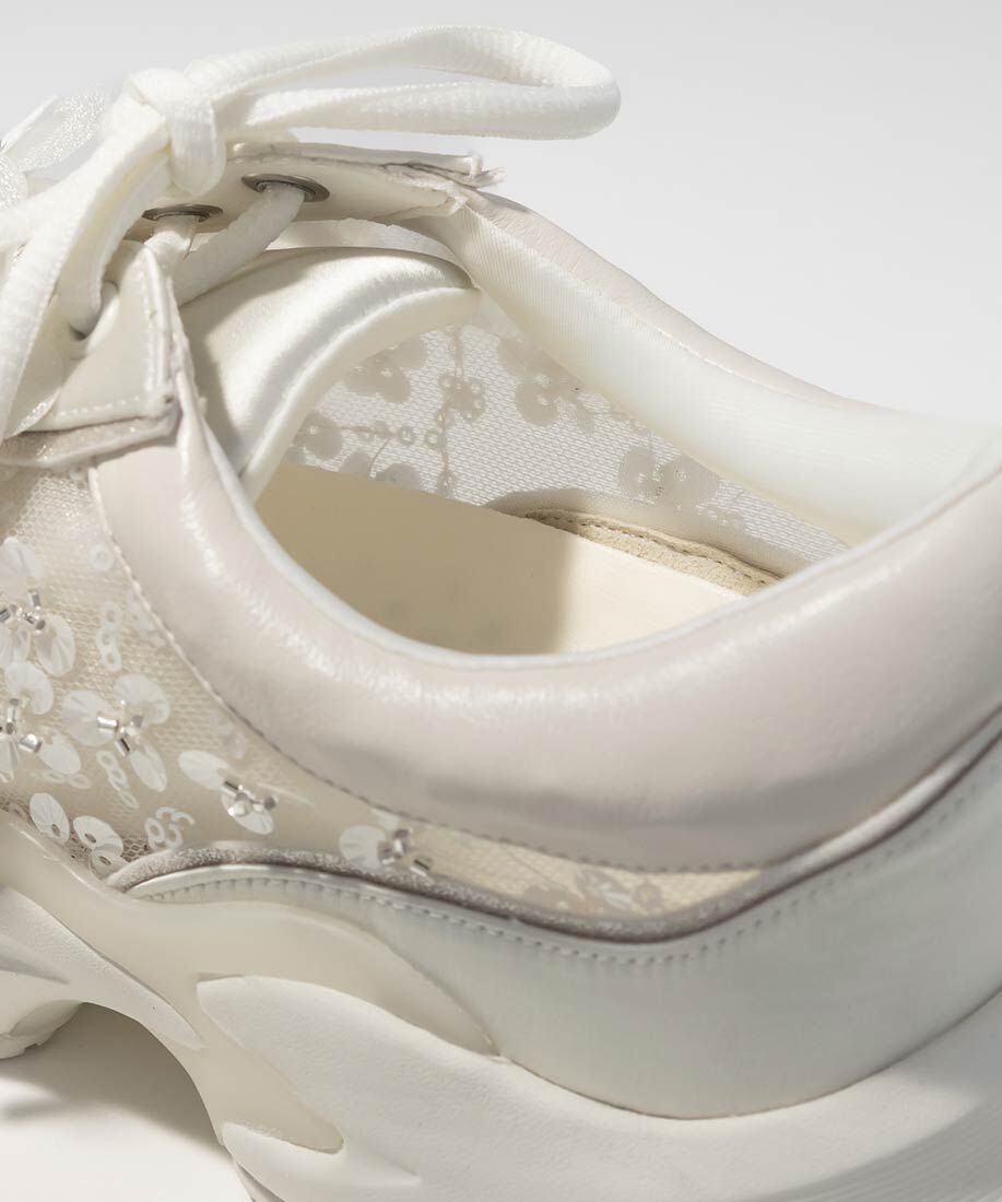  「【Flower Collection】2WAY フラワーデザインシアースニーカー」|スニーカー|