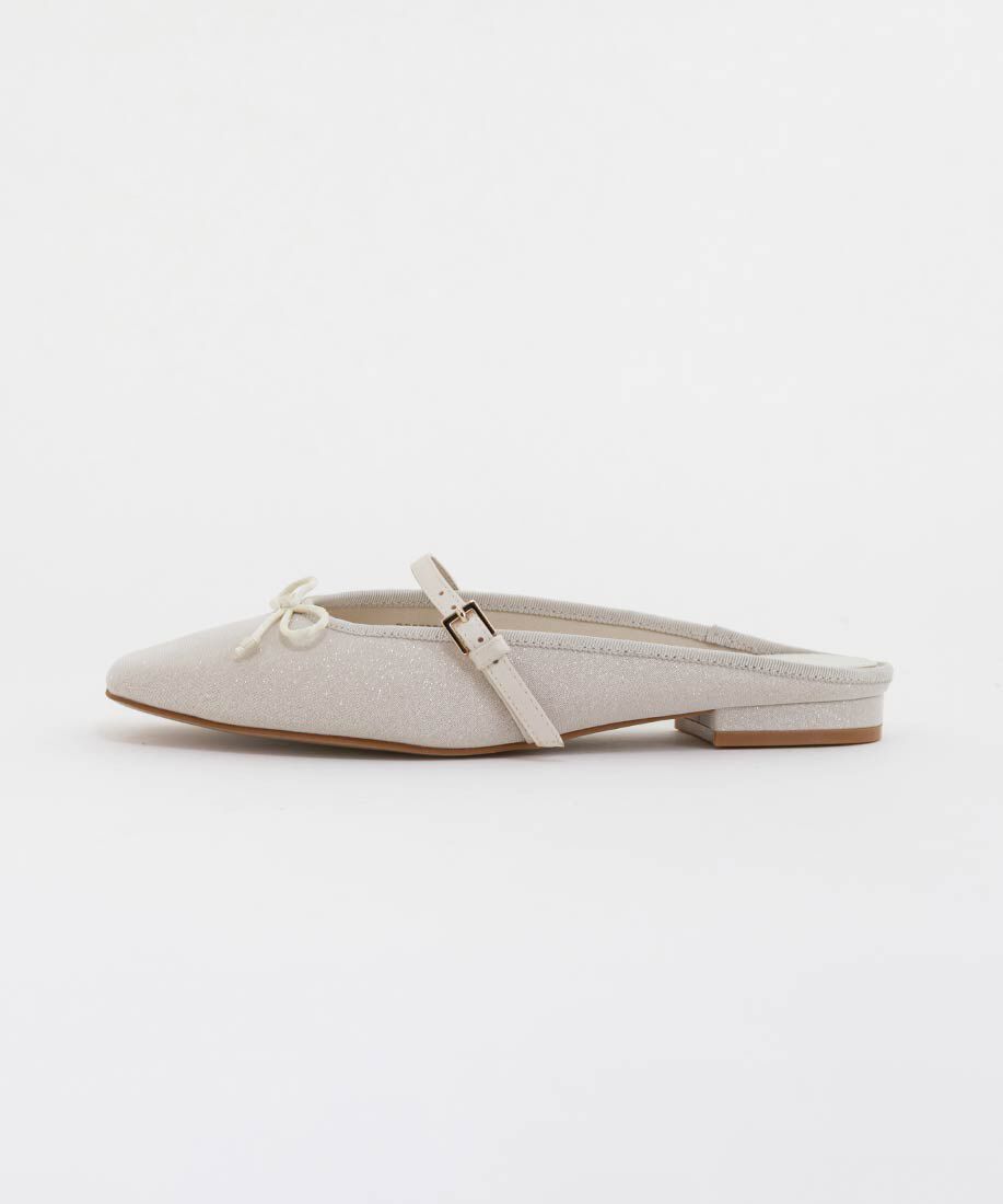  「バレエシューズライクミュールパンプス」|ルームシューズ|