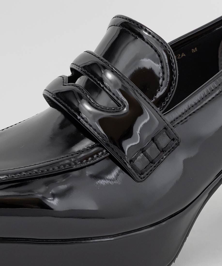  「ストームデザインヒールローファー」|ローファー|