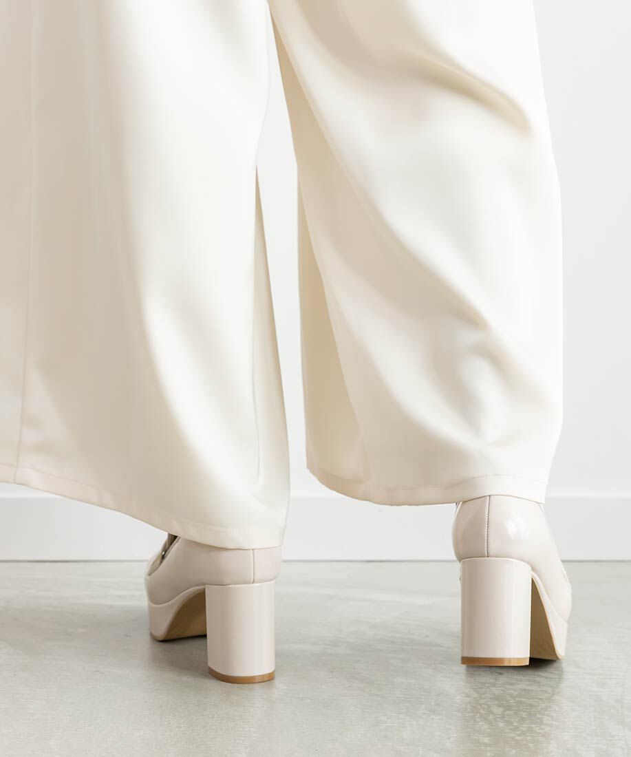  「ストームデザインヒールローファー」|ローファー|