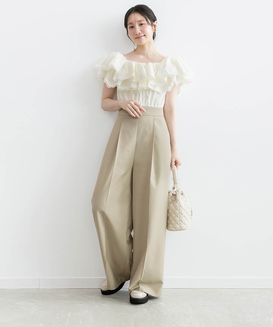  「モノグラムエンボスラウンドトゥローファー」|ローファー|