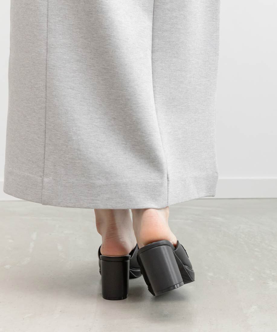  「ウーブンデザインミュールローファー」|ルームシューズ|