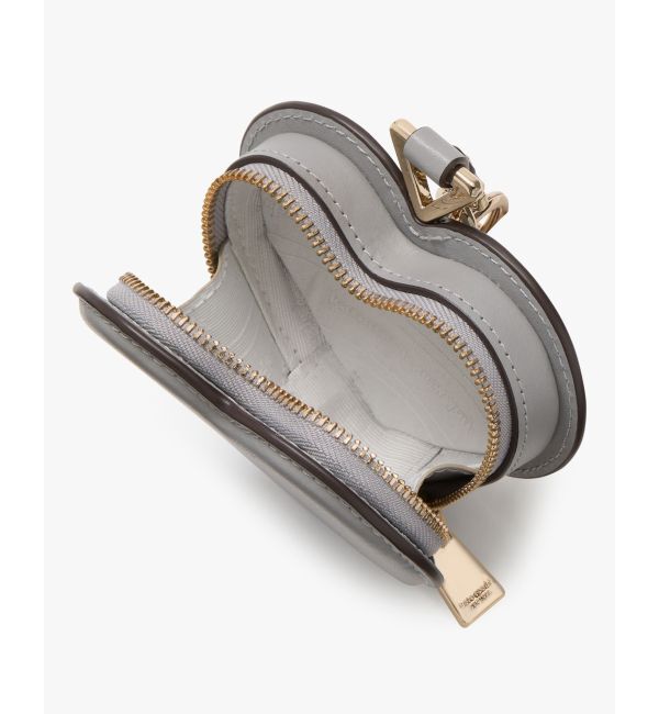 kate spade new york「リブ ハート コイン パース」|ストラップ|