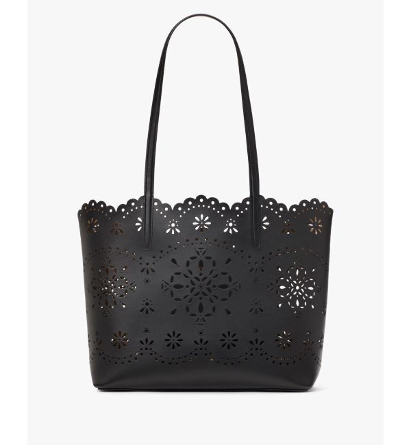kate spade new york「ドゥー イット オール スペード フラワー パーフォレーテッド ラージ トート」|トートバッグ|