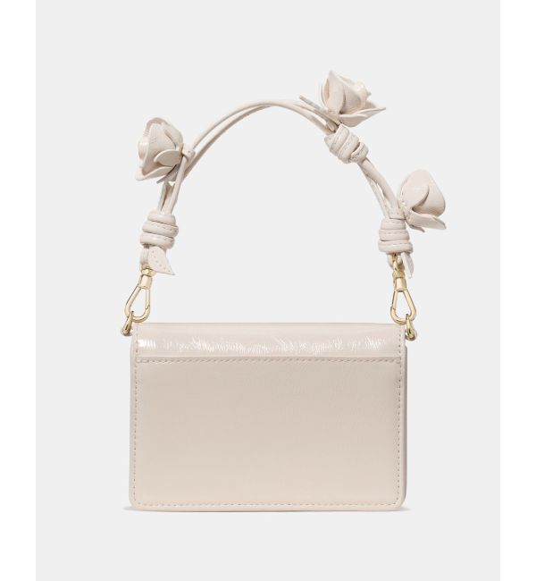 kate spade new york「ナターシャ クリンクル パテントレザー ミニ バッグ ウィズ ローズ ストラップ」|ストラップ|