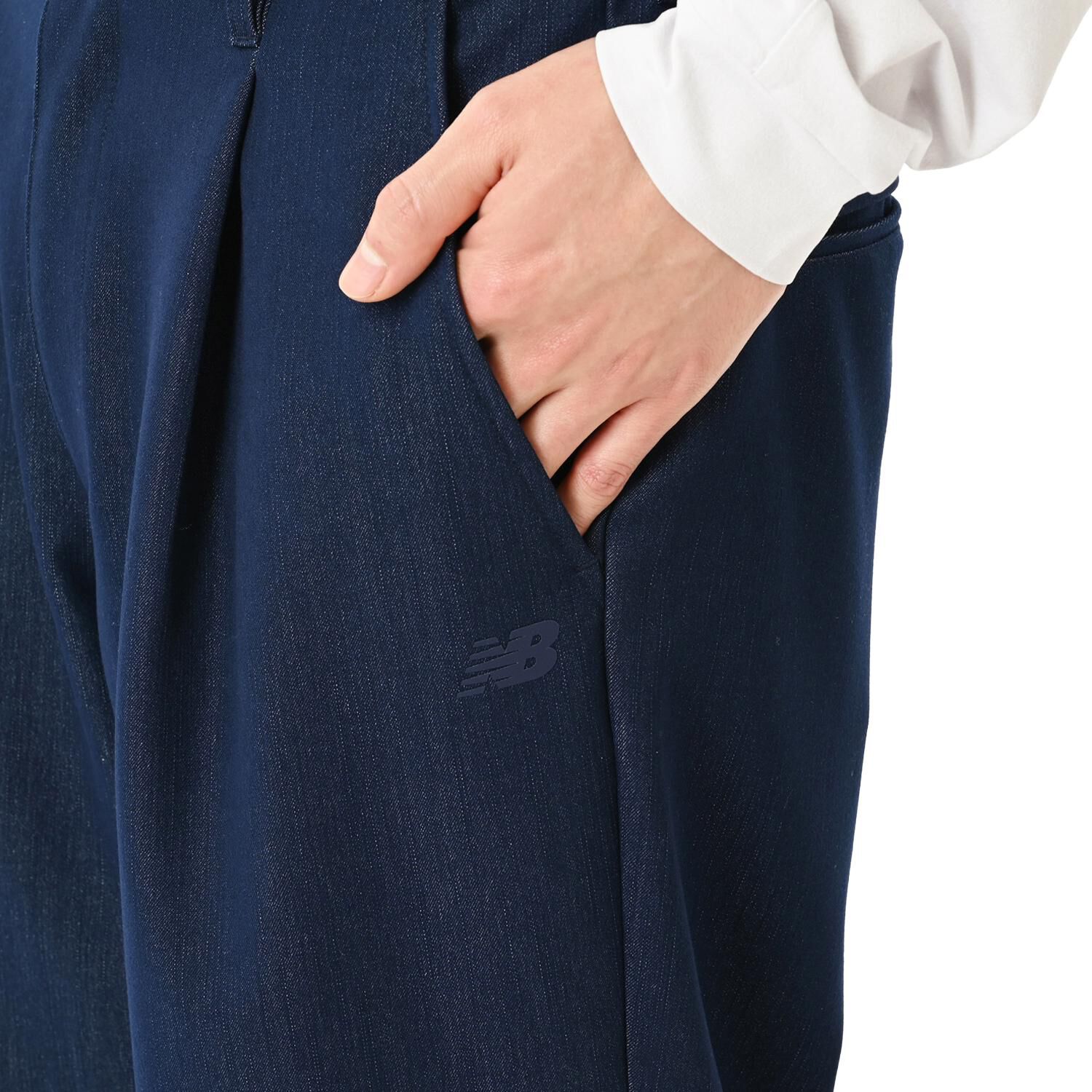 NEW BALANCE 「【NEW BALANCEｳｪｱ】M ﾃﾞﾆﾑﾜｲﾄﾞﾃｰﾊﾟｰﾄﾞPT」|チノ|