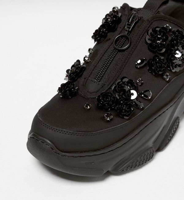 ODETTE E ODILE「＜SY＞フラワービジュー ジップ スニーカー55&uarr;」|スニーカー|