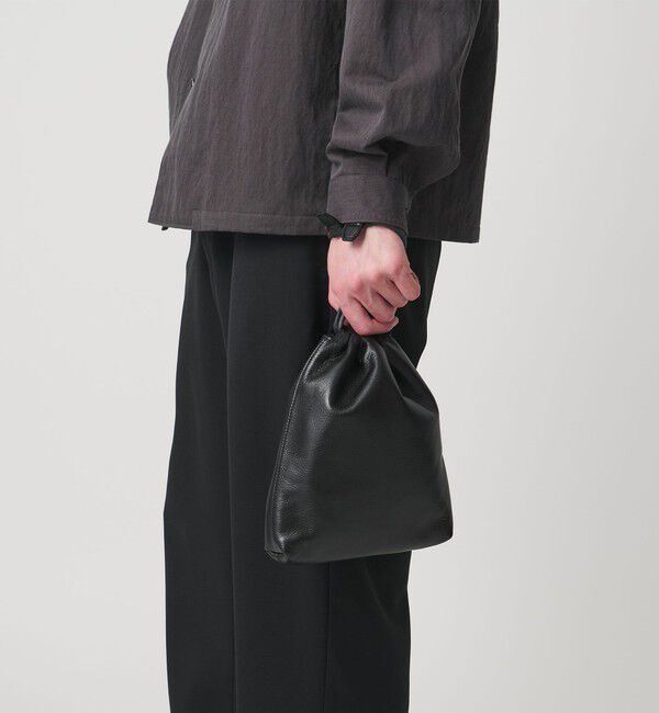 UNITED ARROWS「UNFINISHED LEATHER PURSE/アンフィニッシュドレザー 巾着バッグ」|その他|