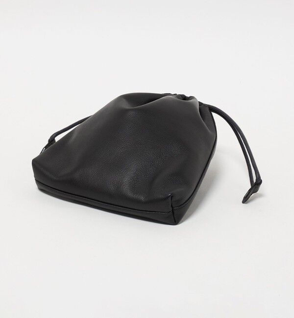 UNITED ARROWS「UNFINISHED LEATHER PURSE/アンフィニッシュドレザー 巾着バッグ」|その他|