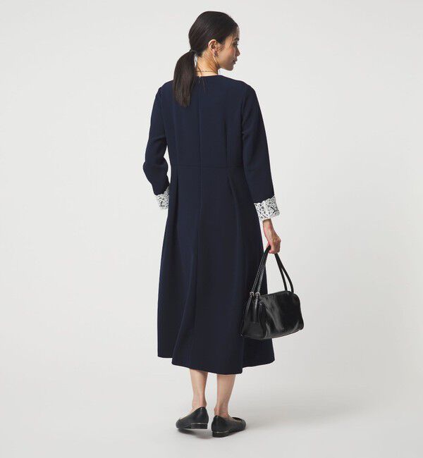 UNITED ARROWS green label relaxing「［size SHORTあり］ソデレース 2WAY ワンピース」|ワンピース|