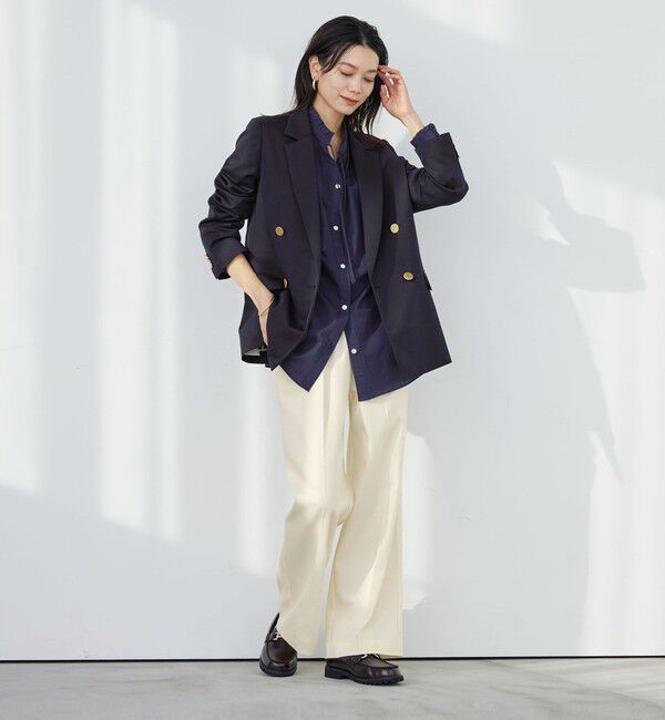 UNITED ARROWS green label relaxing「［size SHORT/TALLあり］ニーハイフレアパンツ デニム 2 ストレッチ」|デニム|