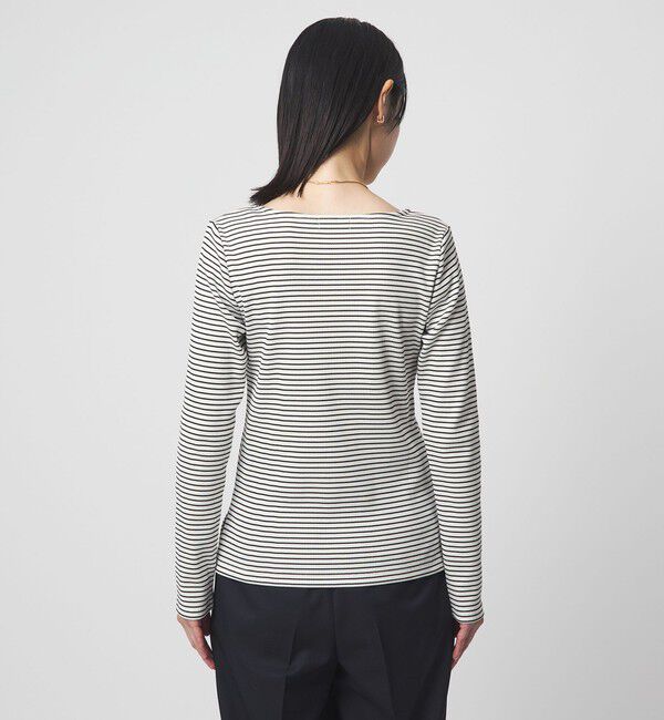 UNITED ARROWS green label relaxing「ブライトリブ ボートネック ロングスリーブ カットソー」|Tシャツ・カットソー|