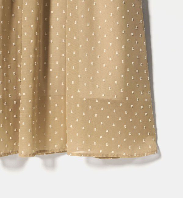 UNITED ARROWS green label relaxing「ドット シアー ティアード ワンピース」|ドレス|