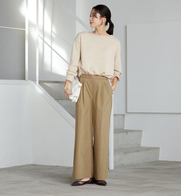 UNITED ARROWS green label relaxing「［size SHORT/TALLあり］オルマイ LI/MIX ワイド パンツ」|その他|