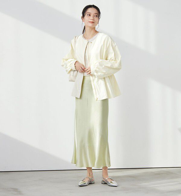 UNITED ARROWS green label relaxing「［size SHORTあり］ウエスト ギャザー ブルゾン」|ブルゾン・スタジャン|