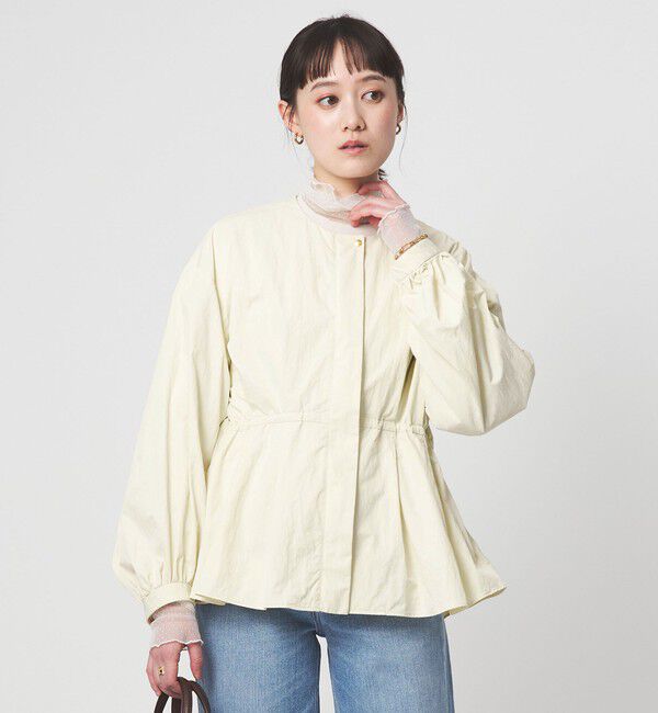 UNITED ARROWS green label relaxing「［size SHORTあり］ウエスト ギャザー ブルゾン」|ブルゾン・スタジャン|