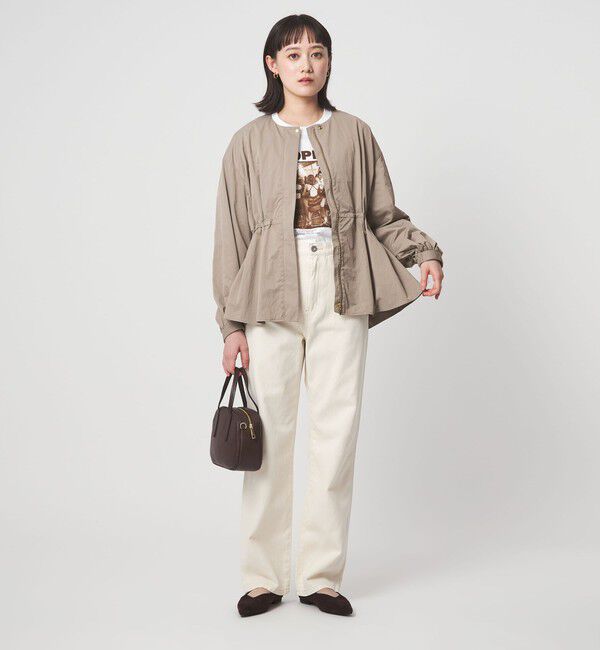 UNITED ARROWS green label relaxing「［size SHORTあり］ウエスト ギャザー ブルゾン」|ブルゾン・スタジャン|