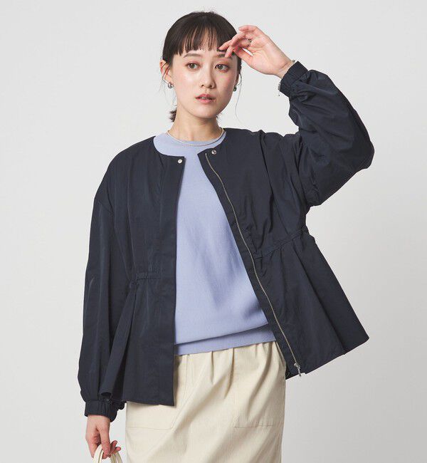 UNITED ARROWS green label relaxing「［size SHORTあり］ウエスト ギャザー ブルゾン」|ブルゾン・スタジャン|