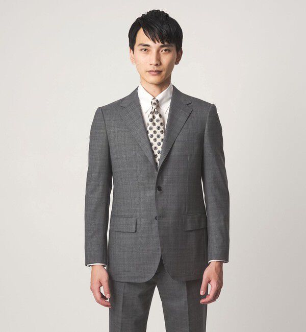 UNITED ARROWS green label relaxing「REDA グレンチェック 3B HXD スーツジャケット」|スーツ|