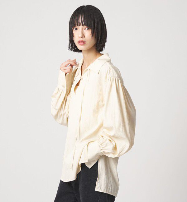 EMMEL REFINES「＜EMMEL REFINES＞EM スキッパー シャツ」|シャツ・ブラウス|