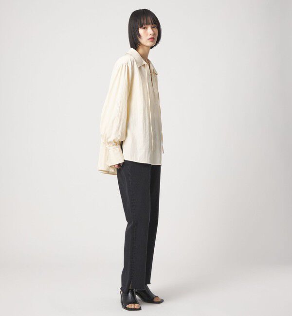 EMMEL REFINES「＜EMMEL REFINES＞EM スキッパー シャツ」|シャツ・ブラウス|