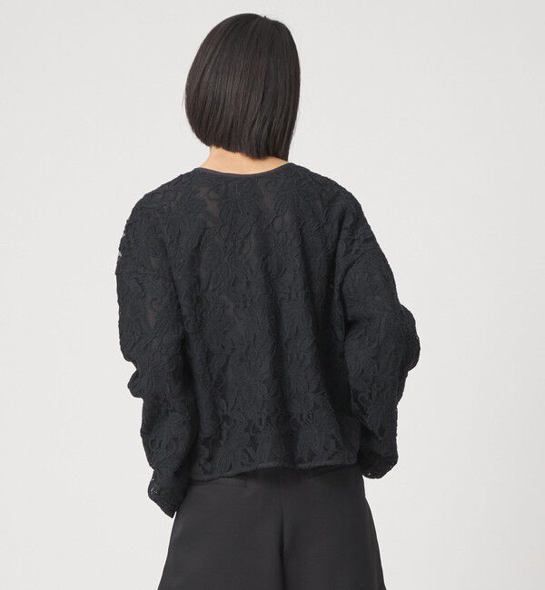EMMEL REFINES「＜EMMEL REFINES＞EM シシュウレース 2WAY ブラウス」|シャツ・ブラウス|